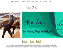 Tablet Screenshot of hopezvara.com